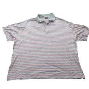 Maus & Hoffman Made in Italy‎ Striped Polo Shirt Size XXL